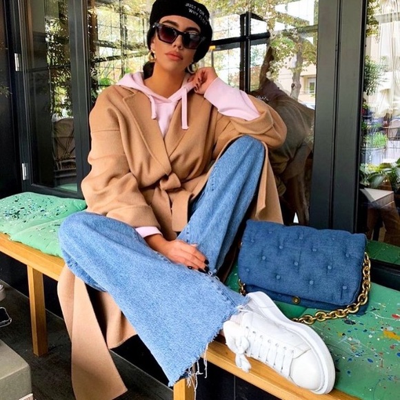 Zara Bags Nwt Zara Quilted Denim Maxi Crossbody Bag Poshmark